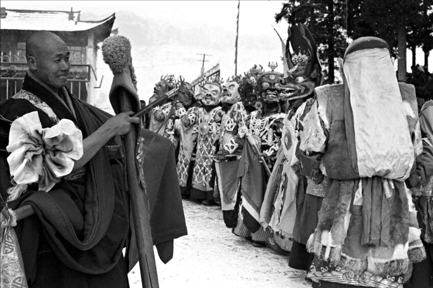 Divinités et moine Dop-Dop