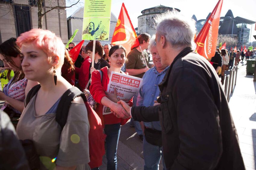 P. Poutou, le 8 mars